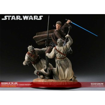 Star Wars Diorama Revenge of the Jedi (Anakin vs Tusken Raiders) 33 cm